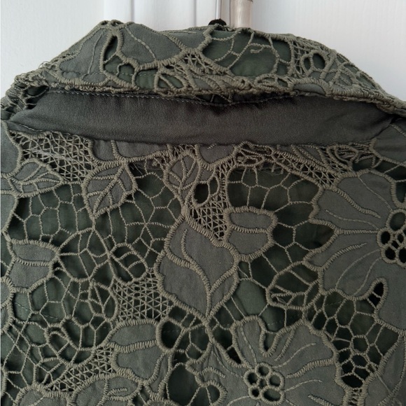 Anthropologie Dolan Lace Moto Jacket, Size M - Picture 12 of 13